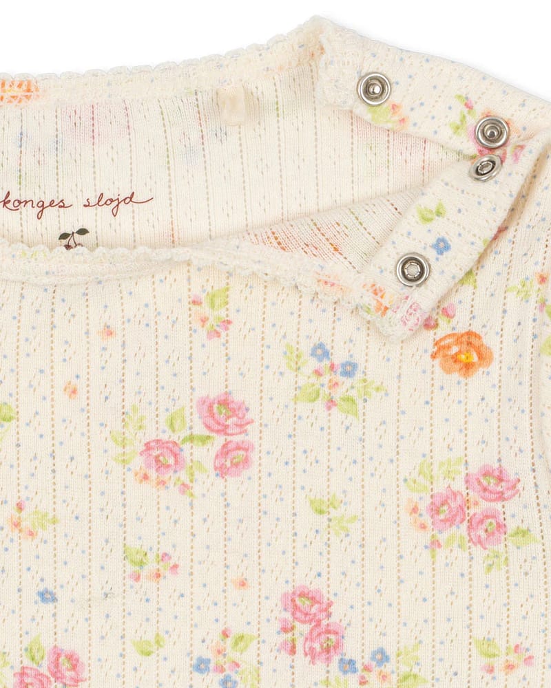 Body Kortermet - 100% Øko Bomull, Pointelle | Minnie Short Sleeve Body