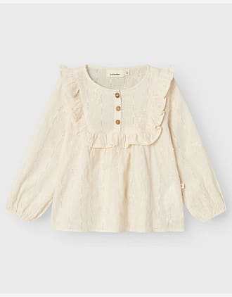 Bluse Barn M/ Volanger - Øko Bomull | Hody LS Loose Shirt