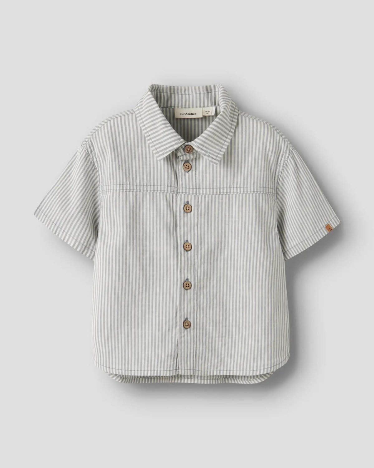Skjorte Barn Barn – Øko Bomull, Viscose | NMMDARKO SS LOOSE SHIRT LIL, Kremhvit - Coconut Milk