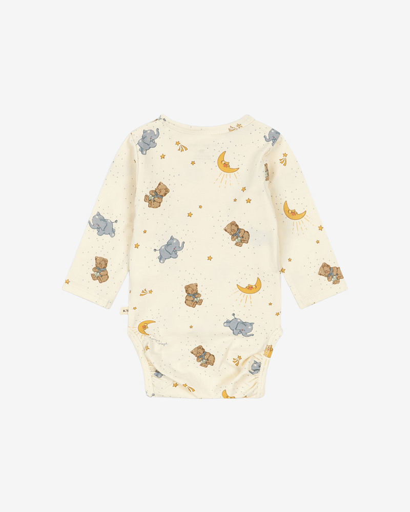 Omslagsbody Langermet - Øko Jersey | Basic Long Sleeve Newborn Body