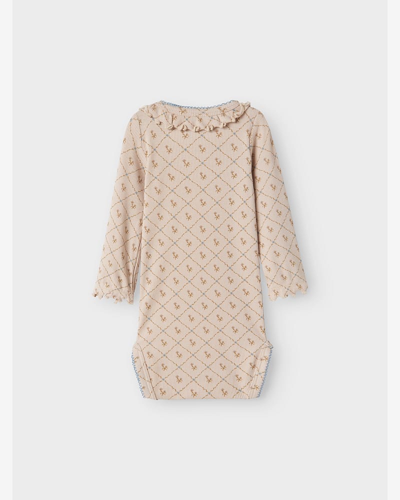 Body Langermet M/ Blondekrage - Ribb