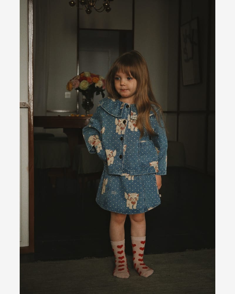 Denim Skjørt Barn - Woven, 100% Øko Bomull | Magot Skirt GOTS