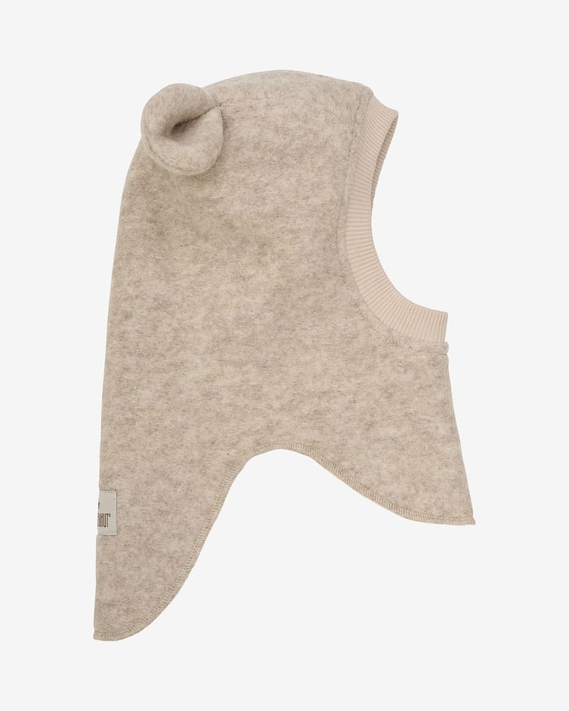 Balaclava Ull 2-lags - Bamseører, Børstet Ullfleece | Ears Wool