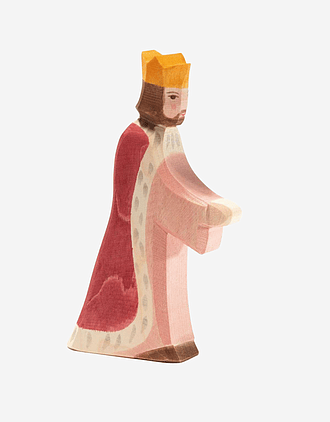 Konge Trefigur - Håndlaget Dukketeater Dukker | King