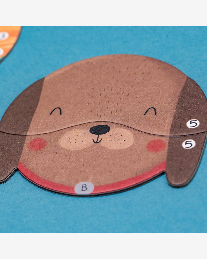 Brettspill Barn 4år, Pocket size - Memoryspill med Kjæledyrtema | Bobby & Mish Tiny Game