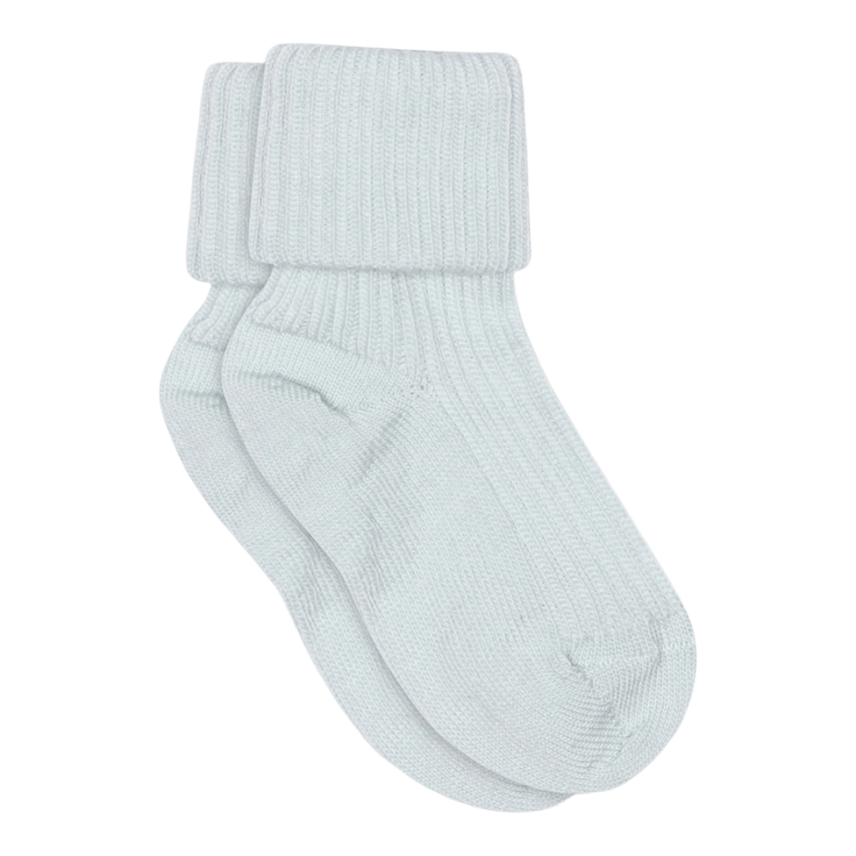 Ullsokker Baby & Barn – Rib – Elastisk, Lyseblå - Sky Way