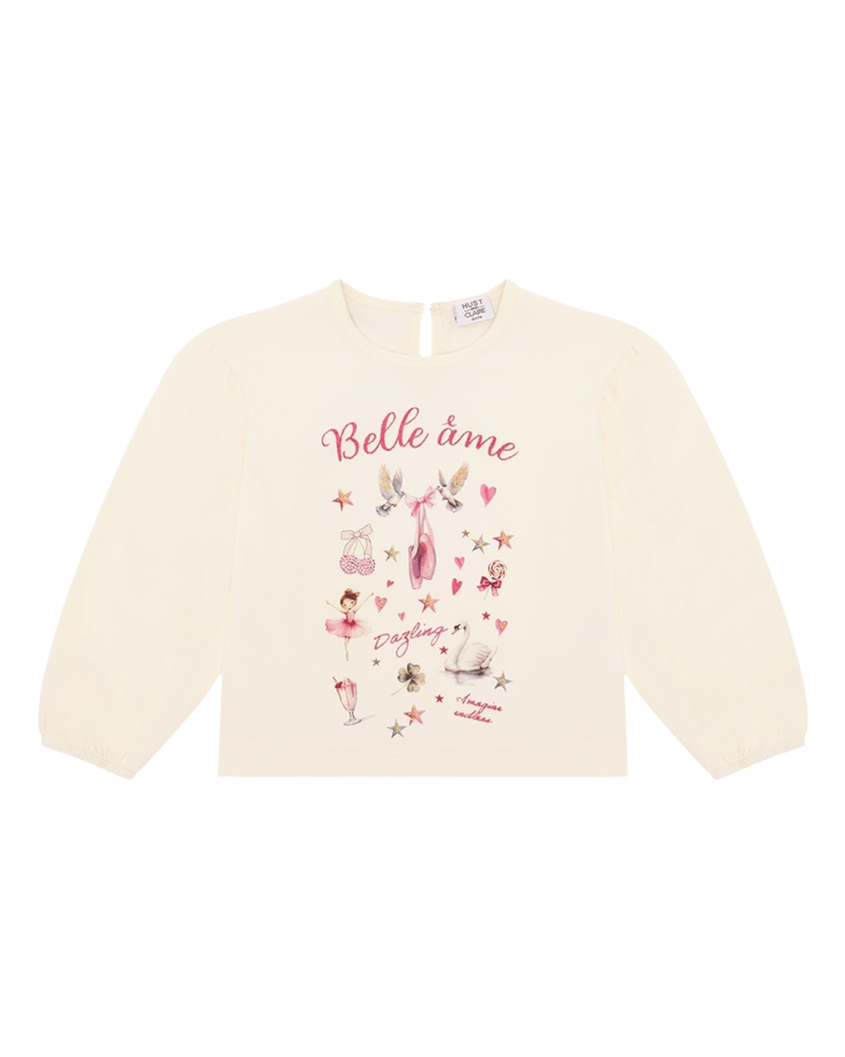 Bluse Barn M/ Volanger – Bomull | HCAlma Belle A’me, Ivory