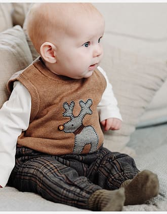 Bukse Baby - Vevd Twill Penbukse