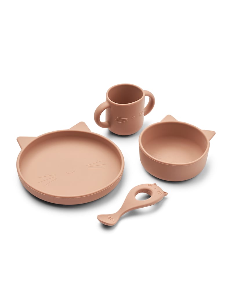 Spisesett i Silikon - 4pk | Vivi