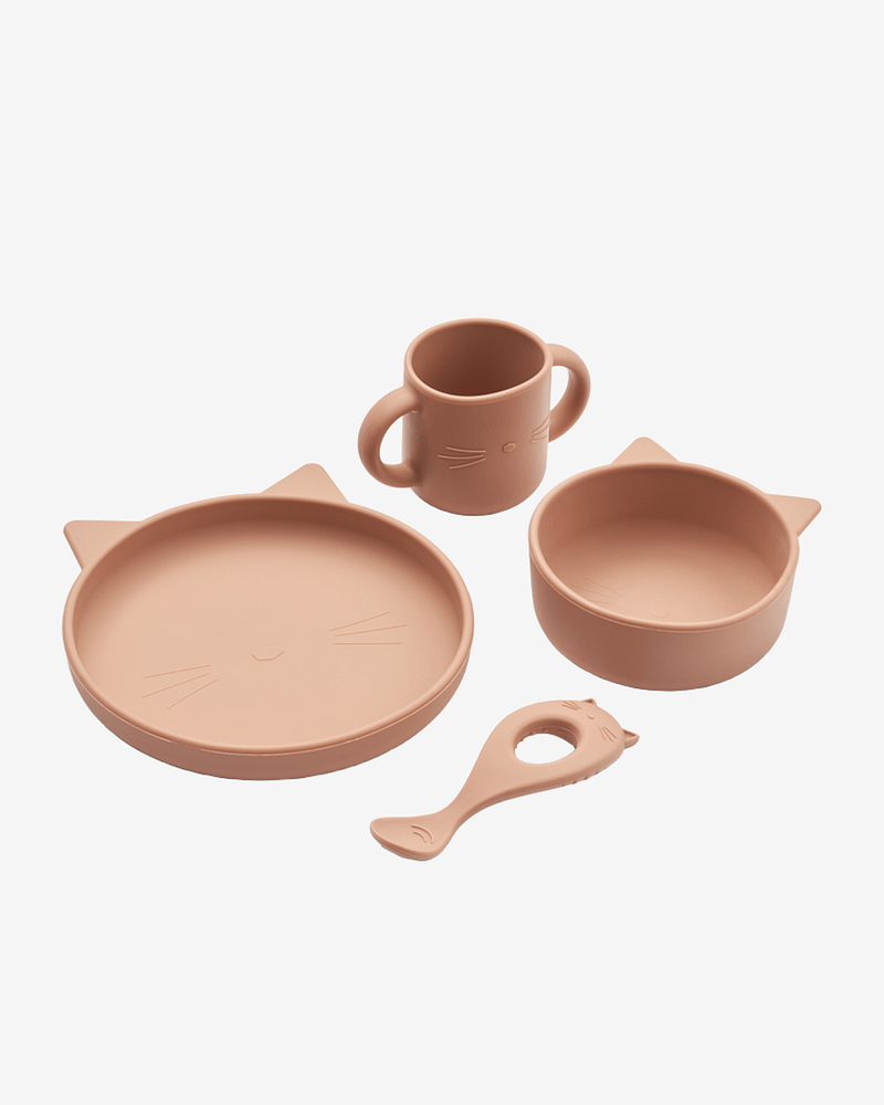 Spisesett i Silikon - 4pk | Vivi