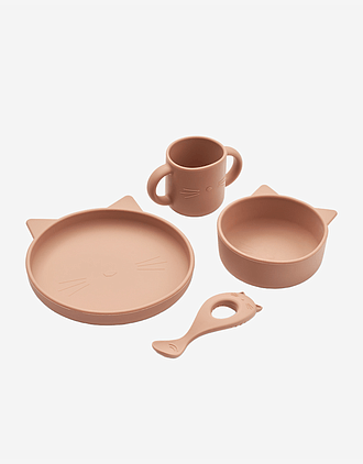 Spisesett i Silikon - 4pk | Vivi