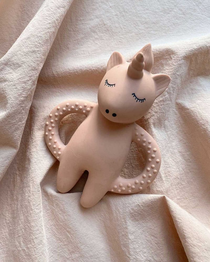 Biteleke - 100% Naturgummi | Unicorn Teeth Soother