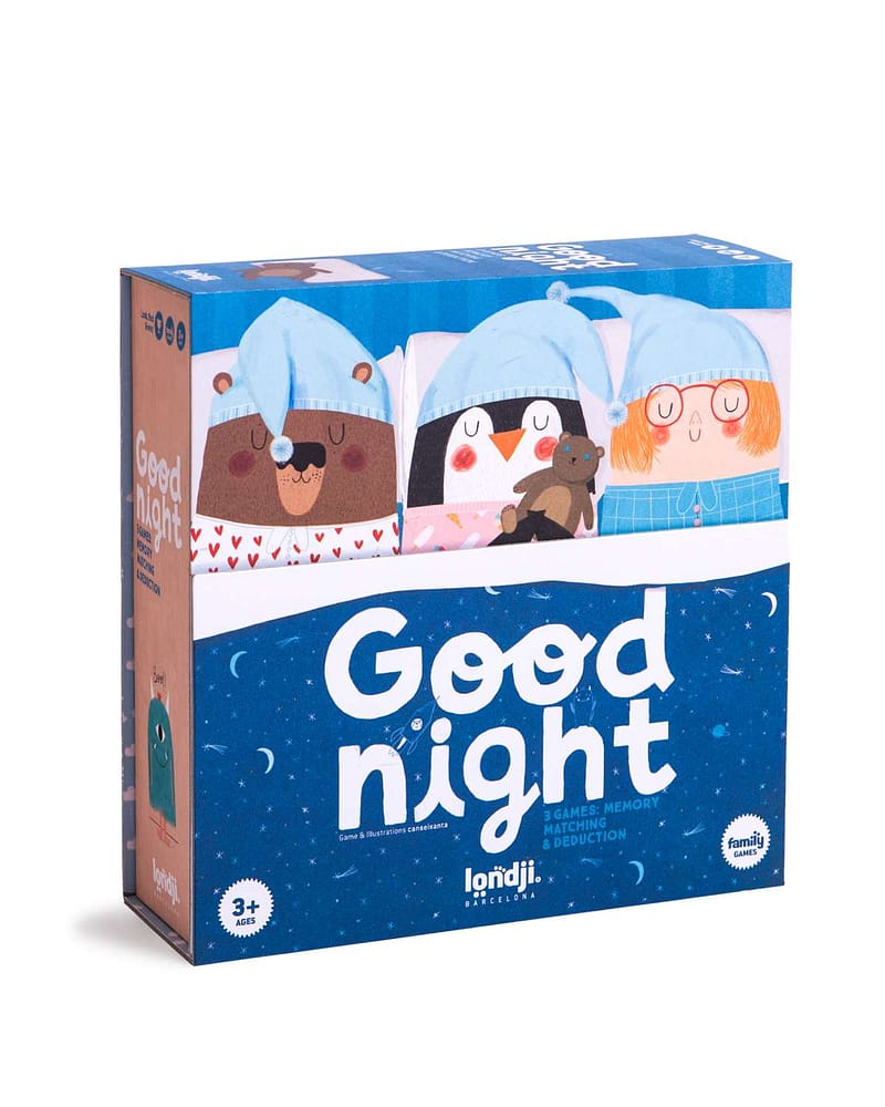 3i1 Memory Spill og Gjett-hvem-spill - Barn 3år+ | "Good night"