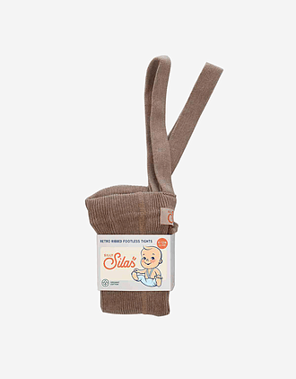 Strømpebukse Rib u/ føtter, m/ seler - Footless Tights