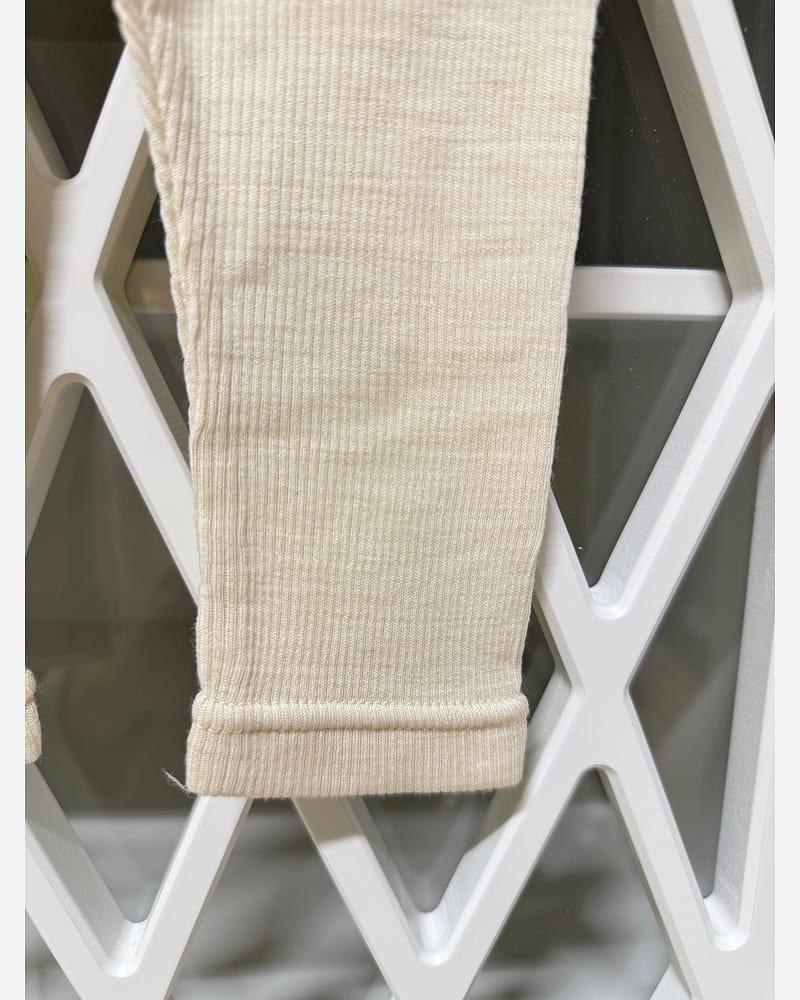 Ullbukse Leggings Baby - Ribb, 60% Merino, 40% TENCEL Modal | Nalu Rib Wo/Mo Slim Legging