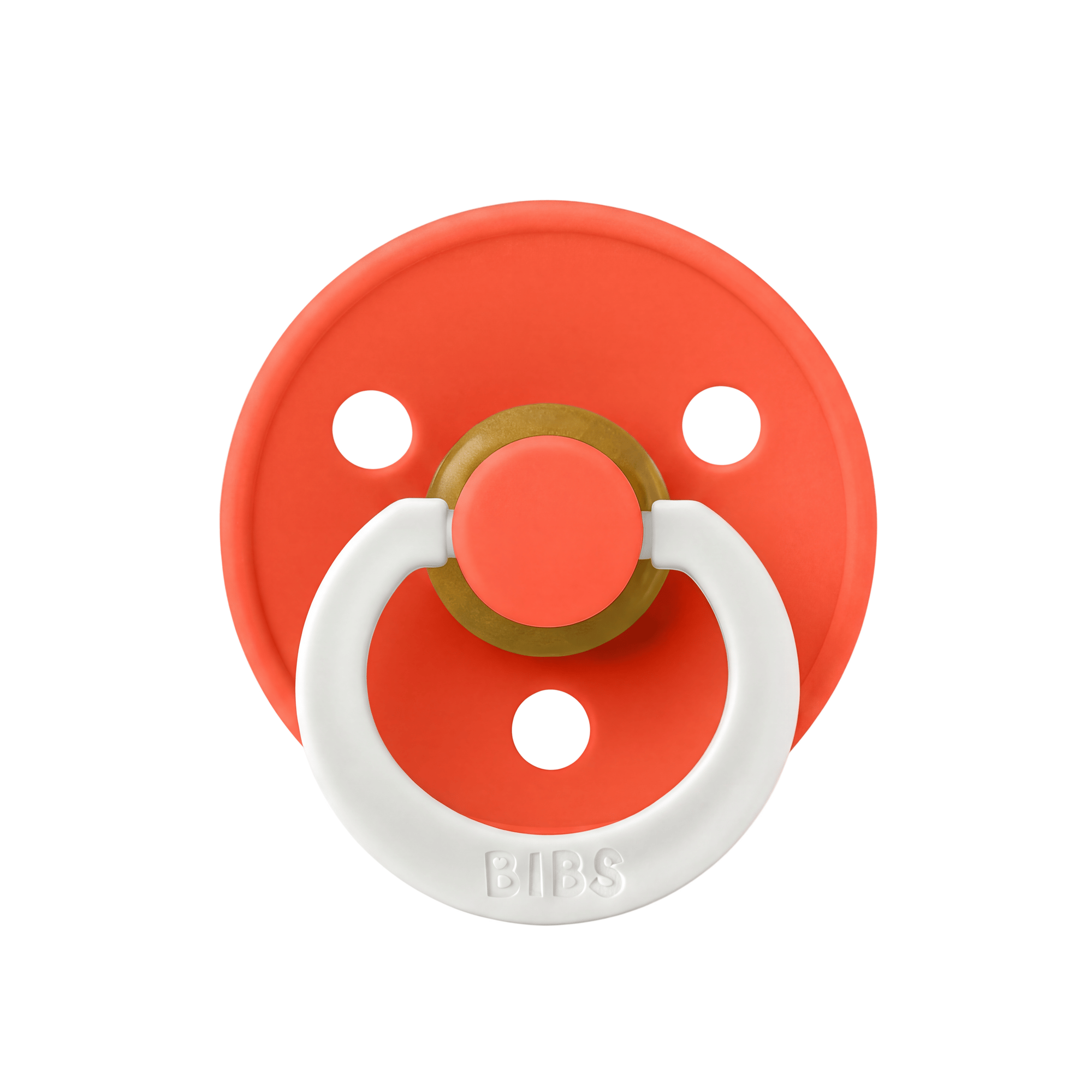 BIBS Colour Smokk GLOW – Rund, Naturgummi, Tango