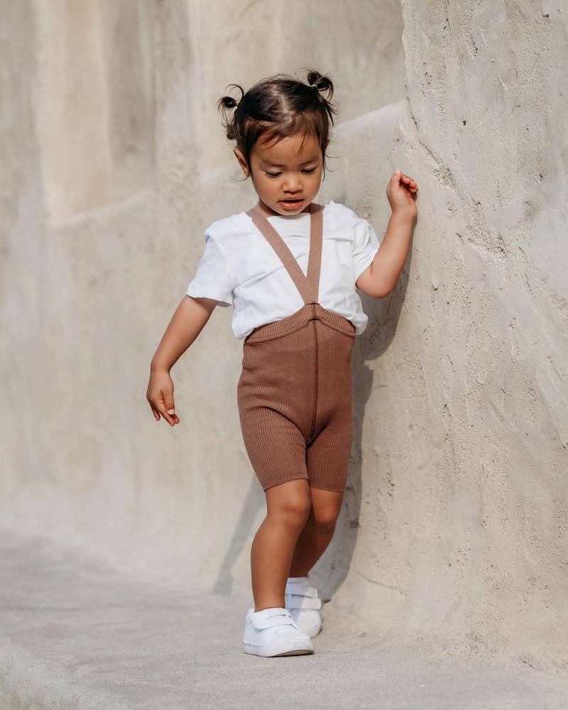 Shorts Tights m/ Seler - 100% Øko Bomull | Shorty Tights Rib