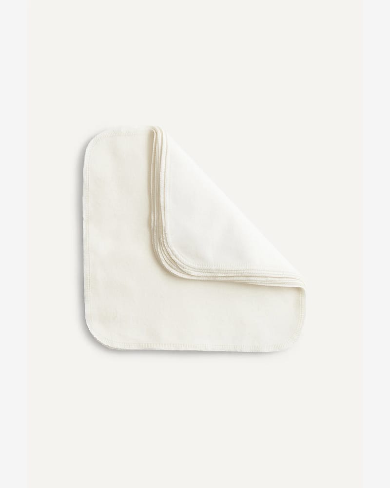 Gjenbrukbare Kluter - 100% Øko Bomull | Reusable natural wipes