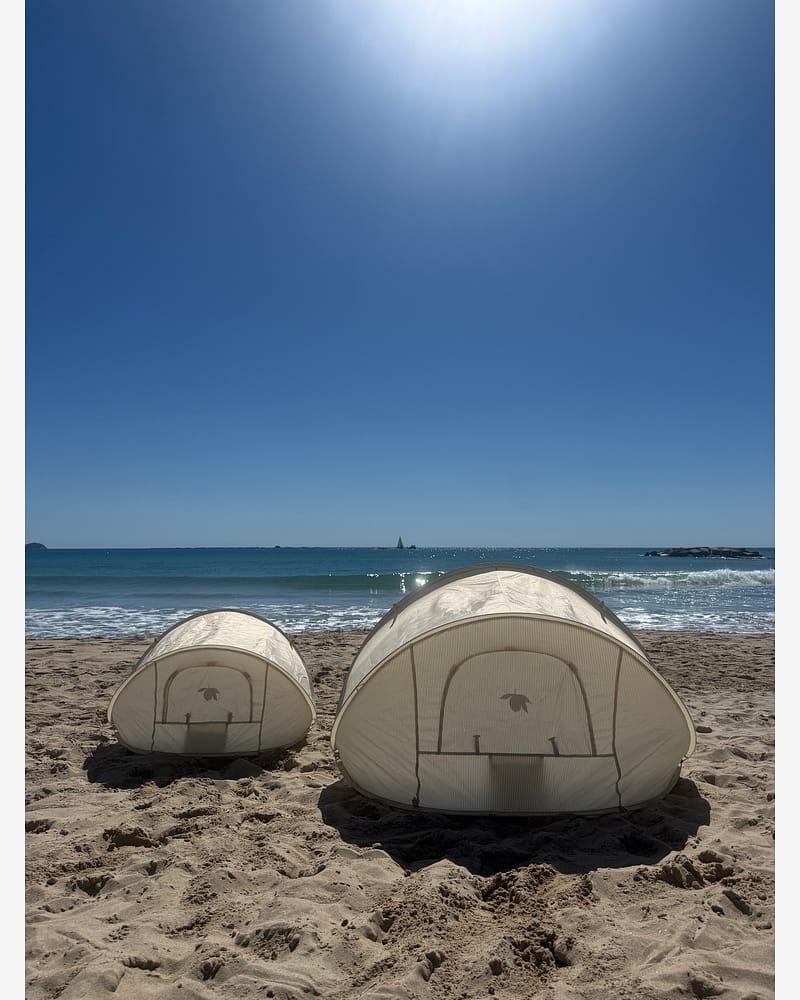 UV-Telt Baby, Lite - Strandtelt Pop-up UV50+ | 80x90 cm