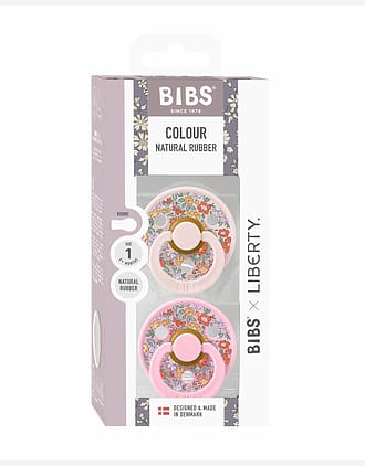 BIBS x Liberty Smokk 2pk, Round - Rund, Naturgummi