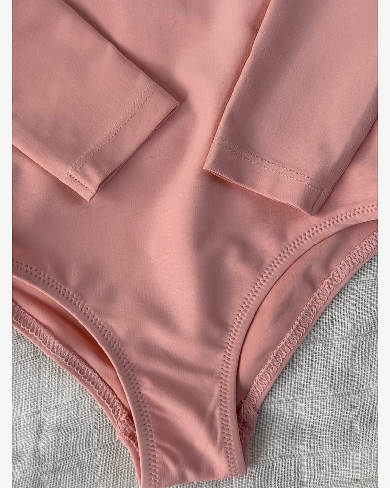 Badedrakt Langermet m/ Glitrende Paljetter - UV 40+ | Kitty LS Swimsuit