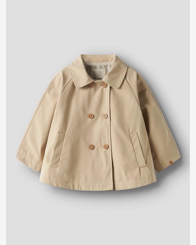 Trench Vår Jakke - Brune knapper | NMFLAMADELIN