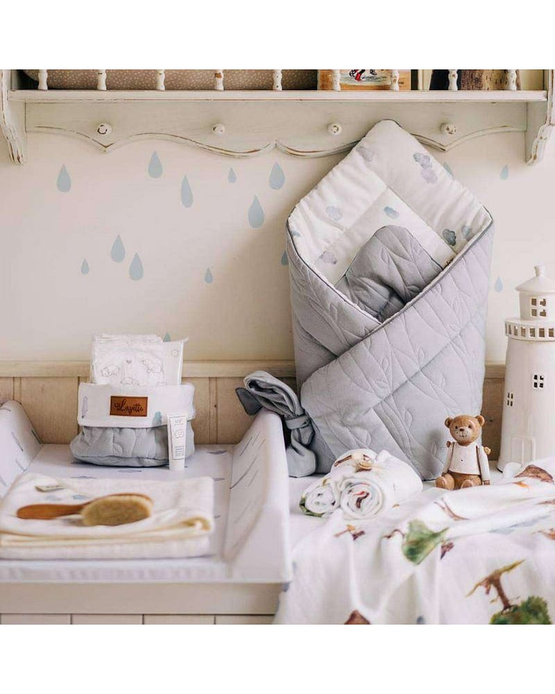 Oppbevaringskurv Quiltet - 100% Øko Bambus