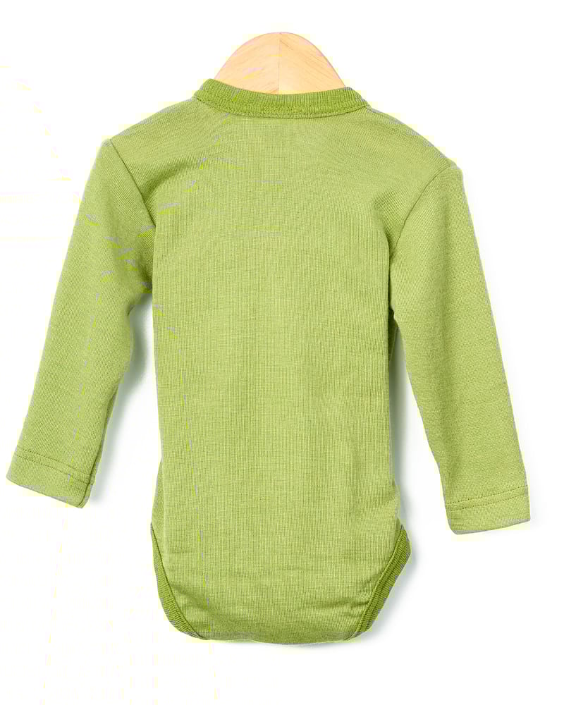 Omslagsbody Ull / Silke - Cosilana, Lime