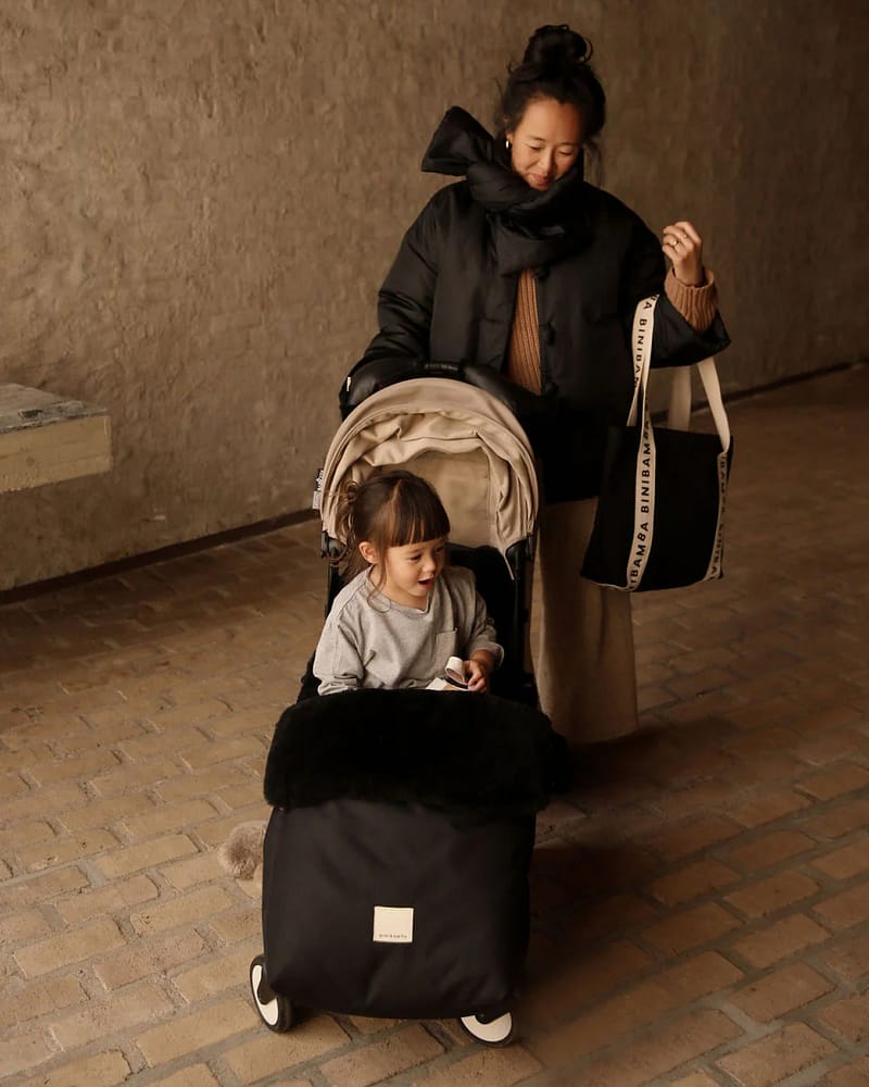 Vognpose m/ Lammeskinn - Universal Fit - Varm Vinterpose, 0-4år | Puffmuff