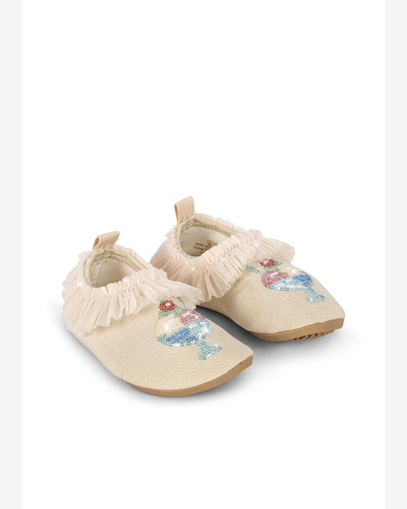 Badesko med Volang - Sklisikker Såle | Amandine Frill Shoes