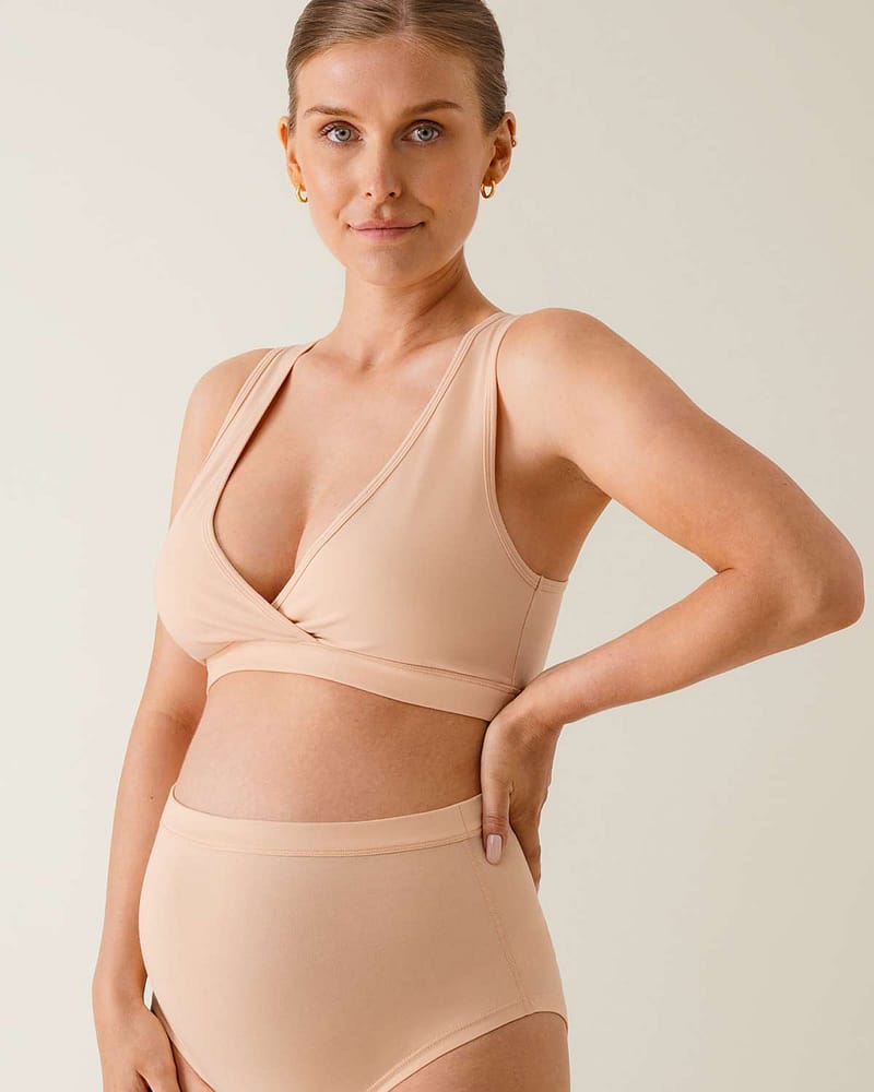 Amme BH - Øko Bomull - Lett Støtte | Essential Maternity and Nursing Bra