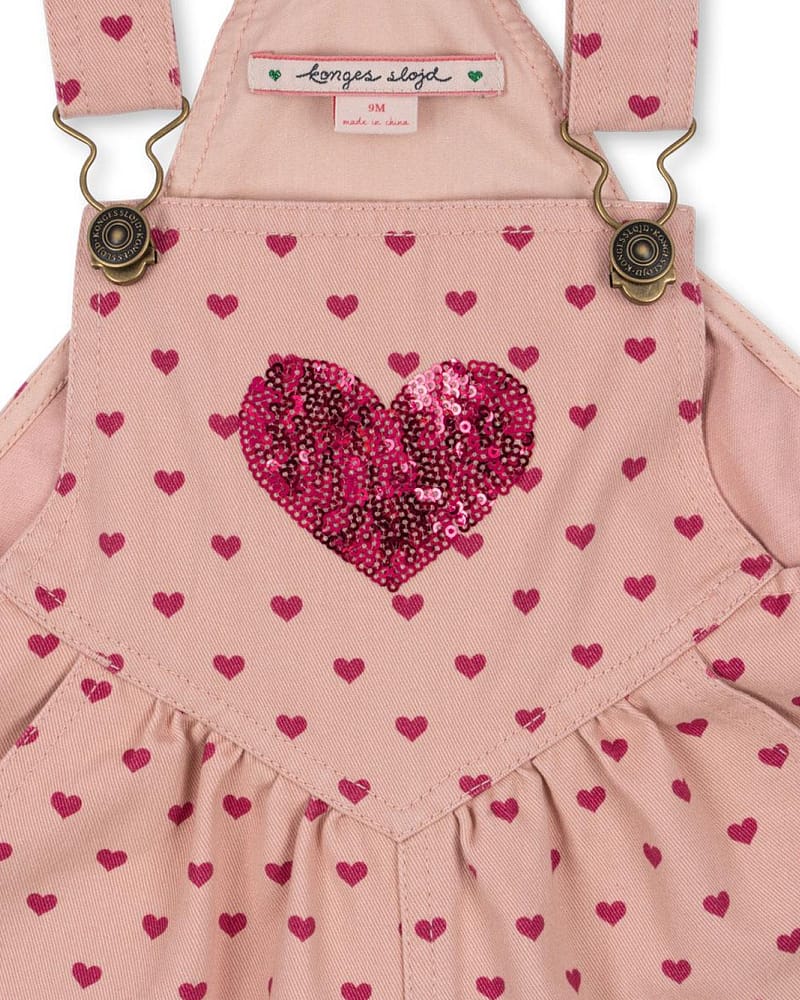 Snekkerbukse med Glitter Paljetter -100% Øko Bomull | Nola Sequin Overalls