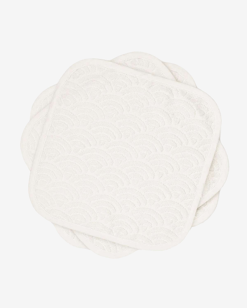 Vaskekluter Frotté 3pk - Økologisk - 30x30cm