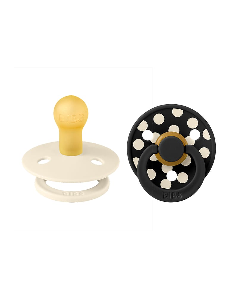 BIBS Smokk 2pk - Rund, Naturgummi