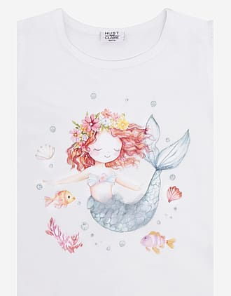 T-skjorte Barn M/ Glitter - Bomull, Elastan | HCAlma Mermaid