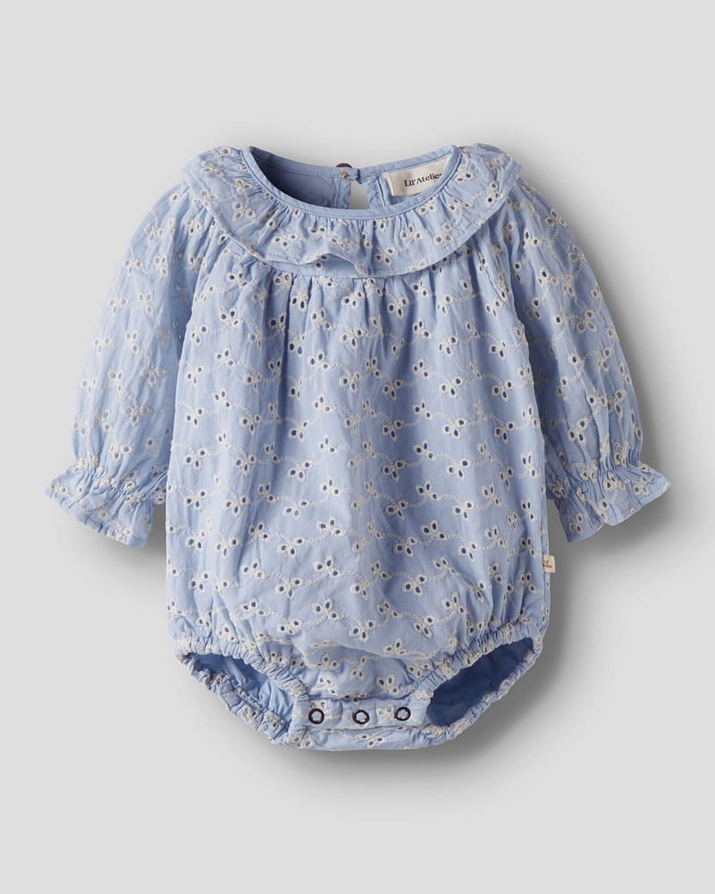 Romper Baby M/ Body - 100% Øko Bomull | NBFTESSIE LS LOOSE BODY LIL