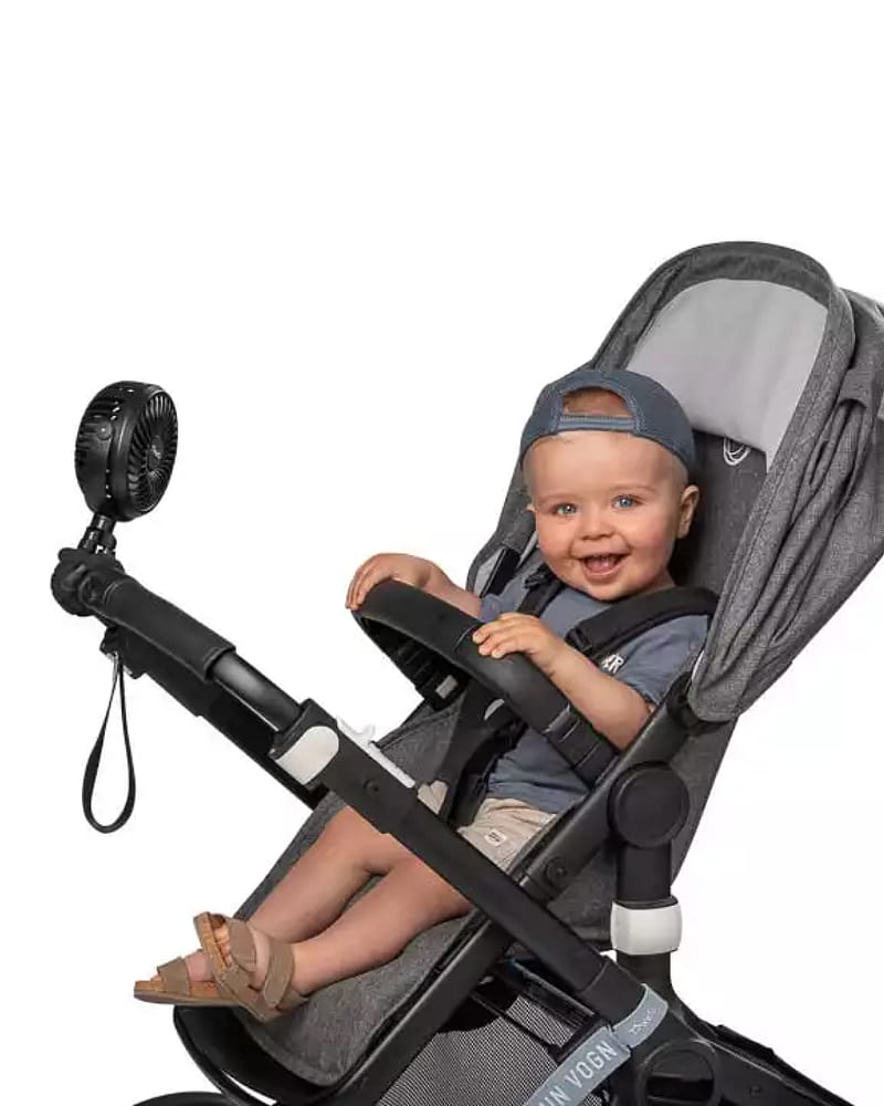 Vifte til barnevogn - Oppladbar