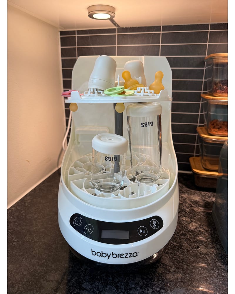 Baby Brezza Bottle Washer Pro | "Vaskemaskin" og Sterilisator med Tørk - Ingen forvask!