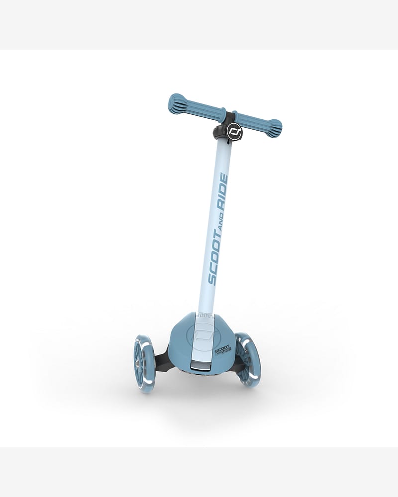 Sparkesykkel Barn 3år+ m/ LEDlys i hjul | Scoot and Ride Highwaykick 3S LED