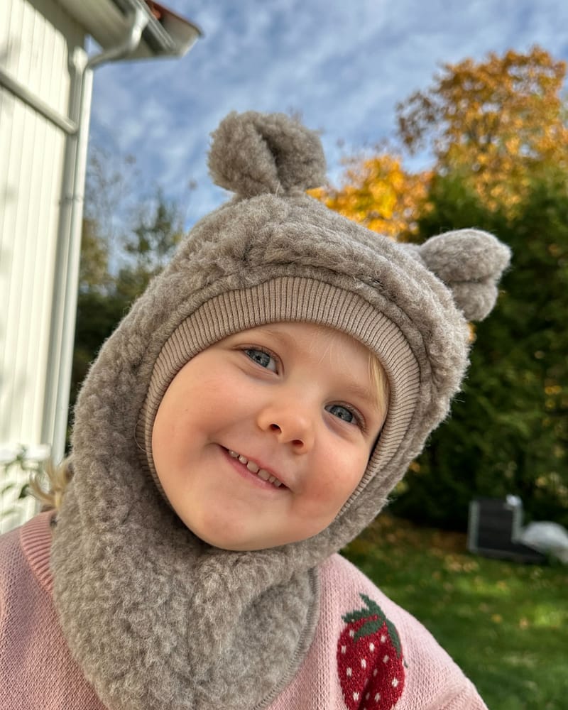 Balaclava Ull 2-Lags - Bamseører