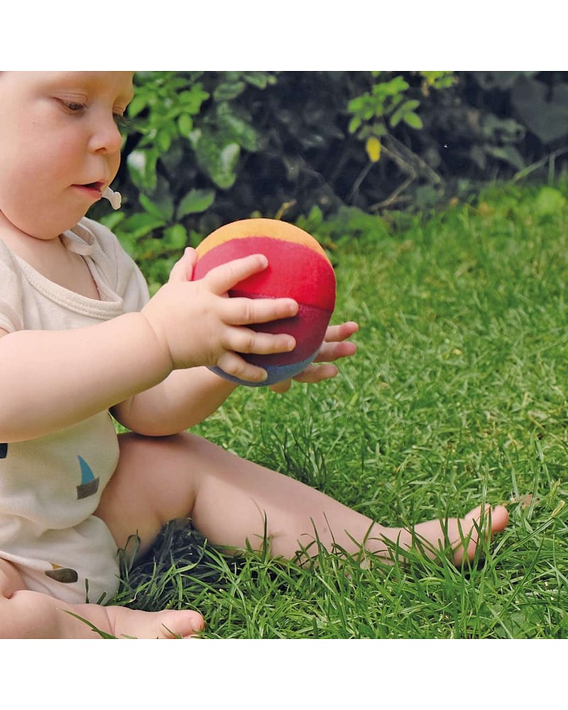 Lekeball med Rangle - Myk | Rainbow Ball