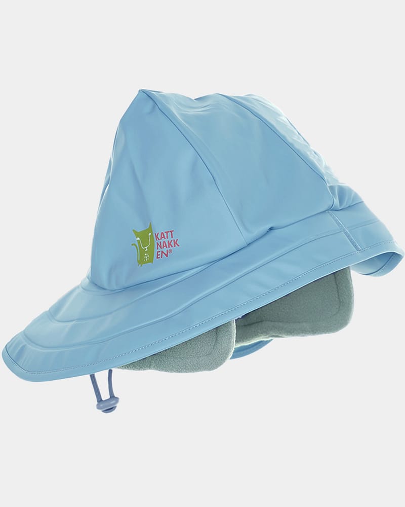 Sydvest Barn M/ Fleecefôr og øreklaffer | Vanntett 10.000