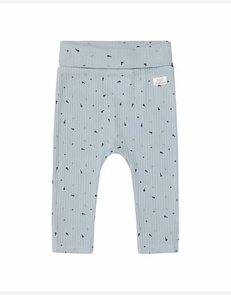 Leggings Baby med dobbelt liv & trylleføtter - Øko Bomull | Luca Letter Aop