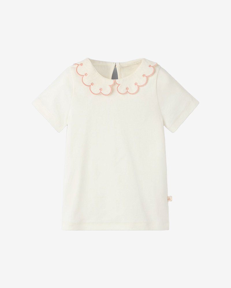 T-skjorte M/ Krage Barn - Øko TENCEL | NMFFUNDO