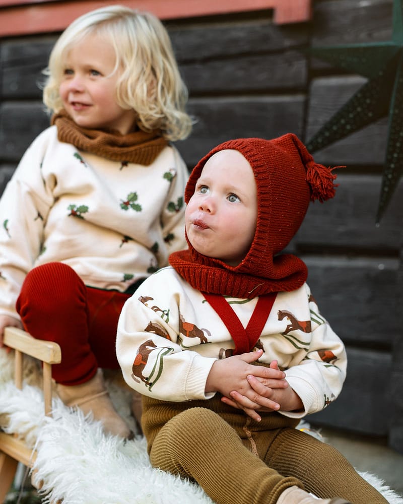 Strømpebukse Rib m/ seler | Footed Tights