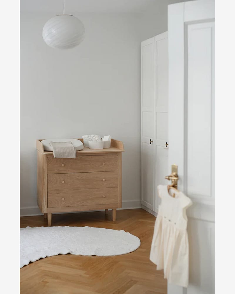 Kommode med Stelleplate, 100% Tre | Nature Dresser + Changing Unit