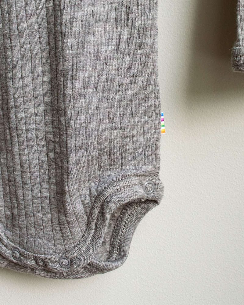 Omslagsbody - 100% Merinoull - Rib - Basic