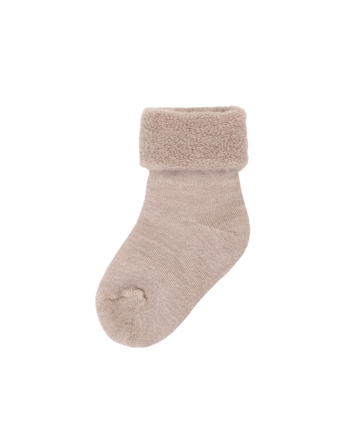 Ullsokker Baby – Varm og tykk ull-frotté, Beige Melange
