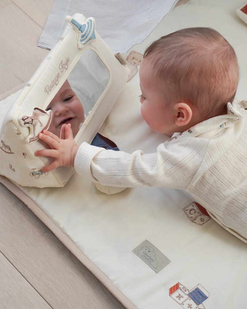 Lekespeil til lekematte - Økologisk | Tummy Time Mirror