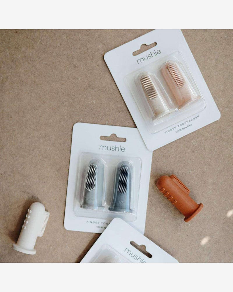 Fingertannbørste til Baby 2pk - Silikon